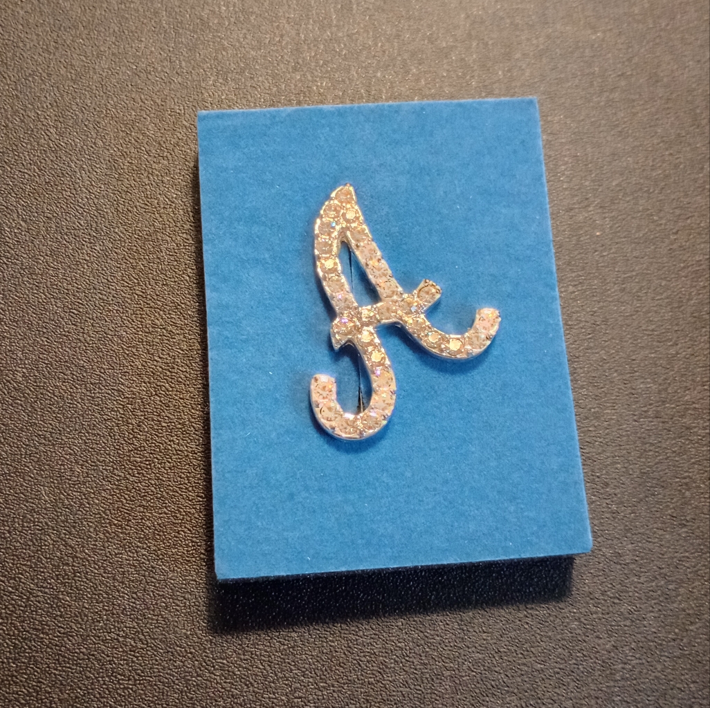 Initial Brooch